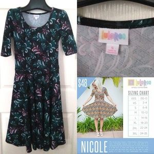 Deep Turquoise & Purple feathers party dress